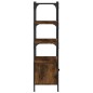 vidaXL Librería 3 estantes madera ingeniería roble humo 70x30x109,5 cm vidaXL Librería 3 estantes madera ingeniería roble humo 70x30x109,5 cm