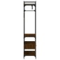 vidaXL Armario cajones madera ingeniería marrón roble 89x39x184,5 cm vidaXL Armario cajones madera ingeniería marrón roble 89x39x184,5 cm