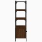 vidaXL Librería 3 estantes madera ingeniería marrón 70x30x109,5 cm vidaXL Librería 3 estantes madera ingeniería marrón 70x30x109,5 cm