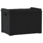 vidaXL Caja de almacenaje para jardín PP gris antracita 125 L vidaXL Caja de almacenaje para jardín PP gris antracita 125 L