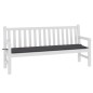 vidaXL Cojín de banco de jardín tela Oxford gris antracita 180x50x3 cm vidaXL Cojín de banco de jardín tela Oxford gris antracita 180x50x3 cm