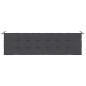 vidaXL Cojín de banco de jardín tela Oxford gris antracita 180x50x3 cm vidaXL Cojín de banco de jardín tela Oxford gris antracita 180x50x3 cm