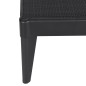 vidaXL Tumbona de PP gris antracita 186x60x29 cm vidaXL Tumbona de PP gris antracita 186x60x29 cm