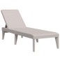 vidaXL Tumbona de PP capuchino 186x60x29 cm vidaXL Tumbona de PP capuchino 186x60x29 cm