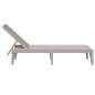 vidaXL Tumbona de PP capuchino 186x60x29 cm vidaXL Tumbona de PP capuchino 186x60x29 cm