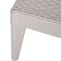 vidaXL Tumbona de PP capuchino 186x60x29 cm vidaXL Tumbona de PP capuchino 186x60x29 cm
