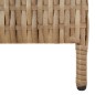 vidaXL Biombo de 3 paneles ratán sintético beige vidaXL Biombo de 3 paneles ratán sintético beige