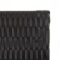 vidaXL Biombo de 5 paneles ratán sintético negro vidaXL Biombo de 5 paneles ratán sintético negro