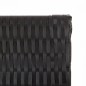 vidaXL Biombo de 4 paneles ratán sintético negro vidaXL Biombo de 4 paneles ratán sintético negro