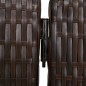 vidaXL Biombo de 3 paneles ratán sintético marrón vidaXL Biombo de 3 paneles ratán sintético marrón