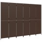 vidaXL Biombo de 6 paneles ratán sintético marrón vidaXL Biombo de 6 paneles ratán sintético marrón