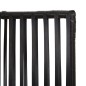 vidaXL Biombo de 4 paneles ratán sintético negro vidaXL Biombo de 4 paneles ratán sintético negro