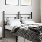 vidaXL Cabecero de metal negro 120 cm vidaXL Cabecero de metal negro 120 cm