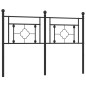vidaXL Cabecero de metal negro 140 cm vidaXL Cabecero de metal negro 140 cm