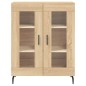 vidaXL Aparador alto madera contrachapada color roble 69,5x34x180 cm vidaXL Aparador alto madera contrachapada color roble 69,5x34x180 cm