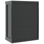 vidaXL Armario de almacenaje exterior PP gris y negro 65x37x85 cm vidaXL Armario de almacenaje exterior PP gris y negro 65x37x85 cm
