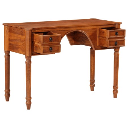 vidaXL Escritorio con cajones madera maciza de acacia 110x50x76 cm