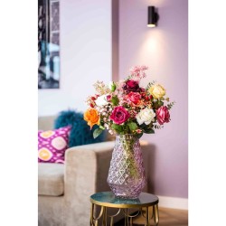 Emerald Ramo de flores artificiales Flame Roses  