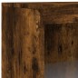 vidaXL Aparador con luz LED 3 pzas madera de ingeniería roble ahumado vidaXL Aparador con luz LED 3 pzas madera de ingeniería roble ahumado