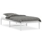 vidaXL Estructura de cama de metal blanca 90x190 cm vidaXL Estructura de cama de metal blanca 90x190 cm
