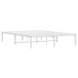 vidaXL Estructura de cama de metal blanca 140x190 cm vidaXL Estructura de cama de metal blanca 140x190 cm