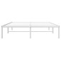 vidaXL Estructura de cama de metal blanca 140x190 cm vidaXL Estructura de cama de metal blanca 140x190 cm