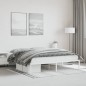 vidaXL Estructura de cama de metal blanco 183x213 cm vidaXL Estructura de cama de metal blanco 183x213 cm