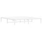vidaXL Estructura de cama de metal blanco 183x213 cm vidaXL Estructura de cama de metal blanco 183x213 cm