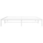 vidaXL Estructura de cama de metal blanco 183x213 cm vidaXL Estructura de cama de metal blanco 183x213 cm