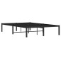 vidaXL Estructura de cama de metal negro 120x190 cm vidaXL Estructura de cama de metal negro 120x190 cm