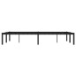 vidaXL Estructura de cama de metal negro 120x190 cm vidaXL Estructura de cama de metal negro 120x190 cm