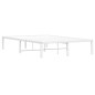 vidaXL Estructura de cama de metal blanca 120x200 cm