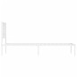 vidaXL Estructura de cama de metal con cabecero blanco 100x200 cm vidaXL Estructura de cama de metal con cabecero blanco 100x200 cm
