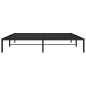 vidaXL Estructura de cama de metal negro 180x200 cm vidaXL Estructura de cama de metal negro 180x200 cm