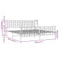 vidaXL Estructura cama metal con cabecero y pie cama blanco 193x203 cm vidaXL Estructura cama metal con cabecero y pie cama blanco 193x203 cm