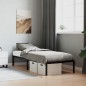 vidaXL Estructura de cama de metal negro 80x200 cm vidaXL Estructura de cama de metal negro 80x200 cm