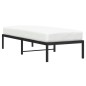 vidaXL Estructura de cama de metal negro 80x200 cm vidaXL Estructura de cama de metal negro 80x200 cm
