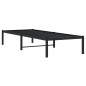 vidaXL Estructura de cama de metal negro 80x200 cm vidaXL Estructura de cama de metal negro 80x200 cm
