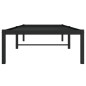 vidaXL Estructura de cama de metal negro 80x200 cm vidaXL Estructura de cama de metal negro 80x200 cm