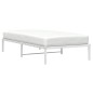 vidaXL Estructura de cama metal blanca 100x190 cm vidaXL Estructura de cama metal blanca 100x190 cm