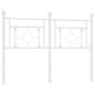 vidaXL Cabecero de metal blanco 135 cm vidaXL Cabecero de metal blanco 135 cm