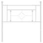 vidaXL Cabecero de metal blanco 100 cm vidaXL Cabecero de metal blanco 100 cm