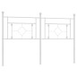 vidaXL Cabecero de metal blanco 150 cm vidaXL Cabecero de metal blanco 150 cm
