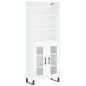 vidaXL Aparador alto madera contrachapada blanco 69,5x34x180 cm vidaXL Aparador alto madera contrachapada blanco 69,5x34x180 cm