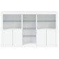 vidaXL Aparador con luces LED blanco 162x37x100 cm vidaXL Aparador con luces LED blanco 162x37x100 cm