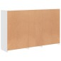 vidaXL Aparador con luces LED blanco 162x37x100 cm vidaXL Aparador con luces LED blanco 162x37x100 cm
