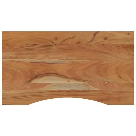 vidaXL Tablero de escritorio rectangular madera de acacia 80x50x2,5 cm