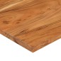vidaXL Tablero de escritorio rectangular madera de acacia 80x60x2,5 cm