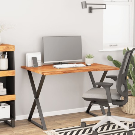 vidaXL Tablero de escritorio rectangular madera acacia 110x80x2,5 cm