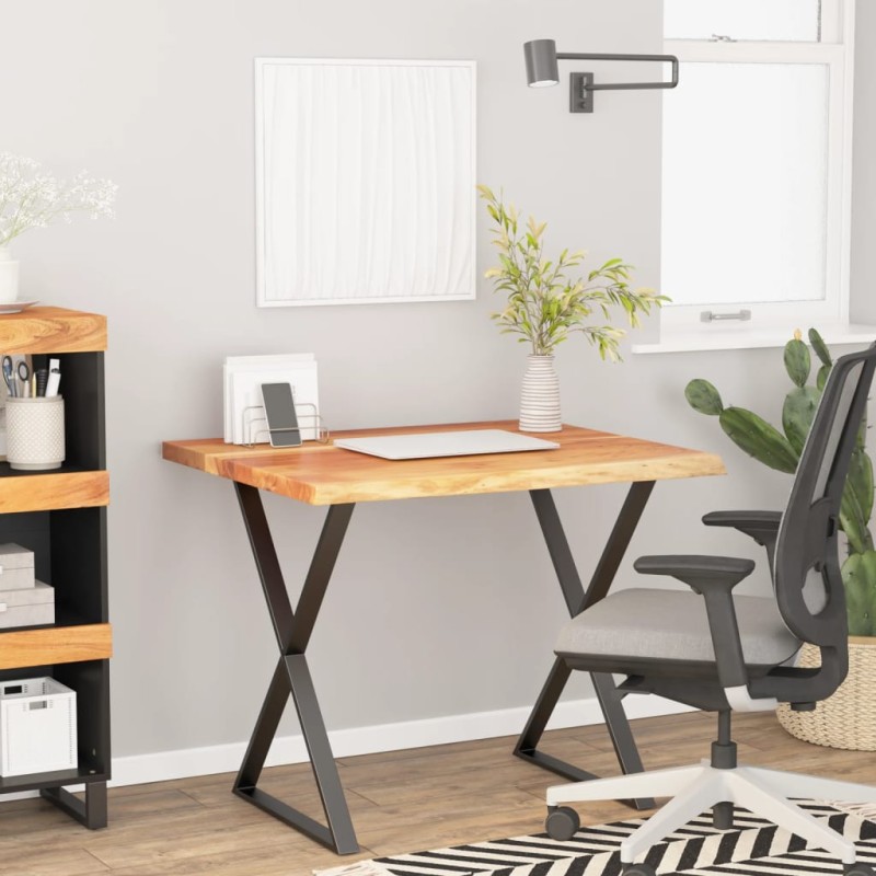 vidaXL Tablero cuadrado madera maciza acacia borde vivo 80x80x2,5 cm vidaXL Tablero cuadrado madera maciza acacia borde vivo 80x80x2,5 cm